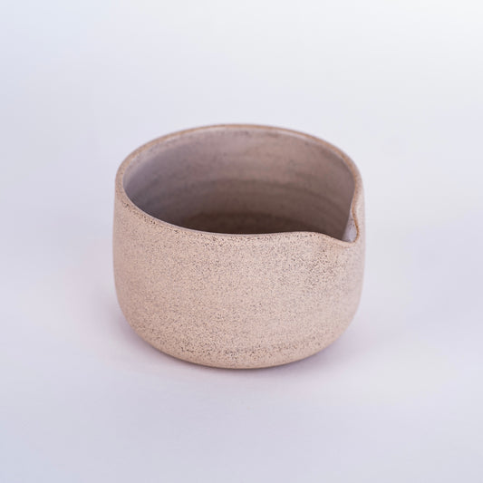 Matcha skál - ljósgrá keramik