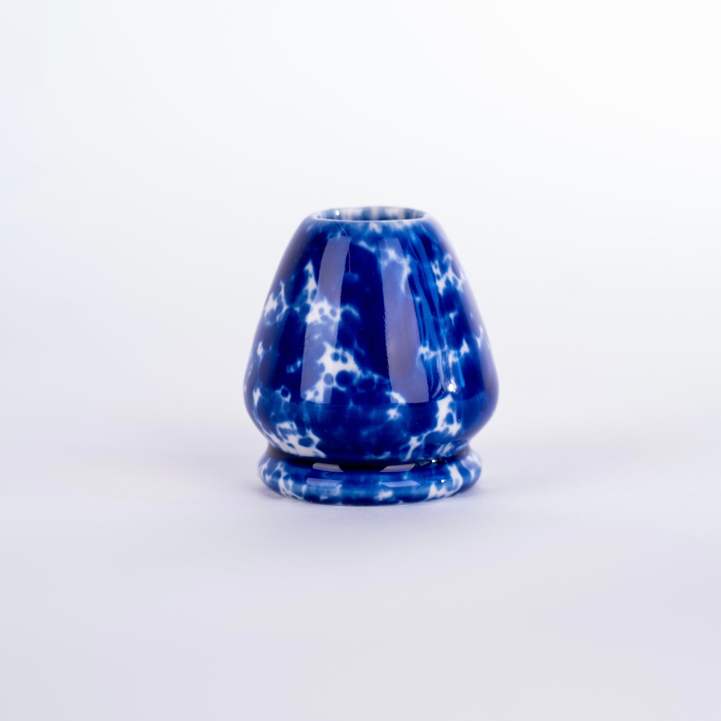 Pískstandur - blátt postulín